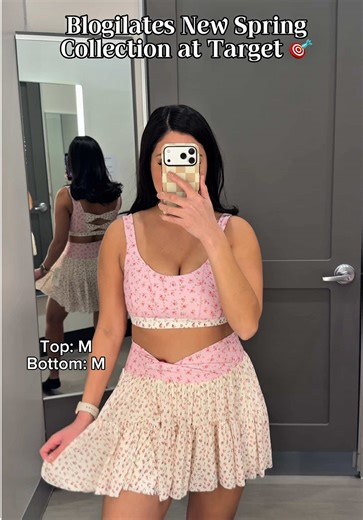 This new Blogilates Spring Collection! Goodbye to my budget this month 🌸😍 #blogilates #tryonhaul #momootd #newarrivals #targetfashion