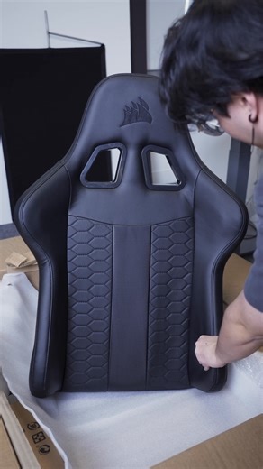9K views · 209 reactions | Recline into comfort whether playing or working with the CORSAIR TC100 RELAXED Gaming Chair, featuring a racing-inspired design with a wider seat surface. | CORSAIR | Facebook
