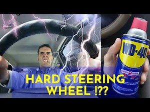 HOW TO FIX HARD STEERING WHEEL?.... the best solution before doing anything else!!!
