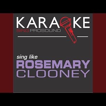 Mambo Italiano (In the Style of Rosemary Clooney) (Karaoke Instrumental Version)