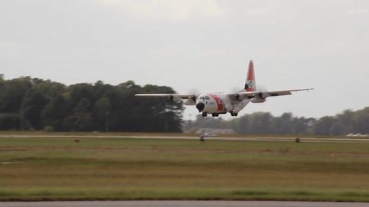 Coast Guard HC-130J Hercules Emergency Landing