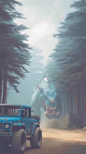 الديناصور يهجم على المدينه #dinosaur #dinosaurs #jurassicworld #jurassicpark #shortvideo