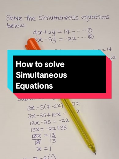 How to Solve Simultaneous Equations Effectively