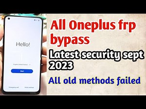 all one plus frp bypass without pc | reset not working | latest security 2023