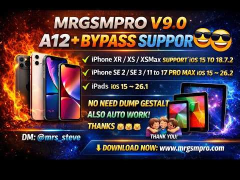 IPhone SE 2020 A12+ Hello Screen Bypass BY MR GSM PRO New update 2026 | iOS 16 TO 26.1