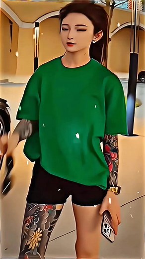 这几天都安静了，这音乐会忙吗🙂#ladystattoo #dounyin抖音 #chinese #irezumitattoo #fypage