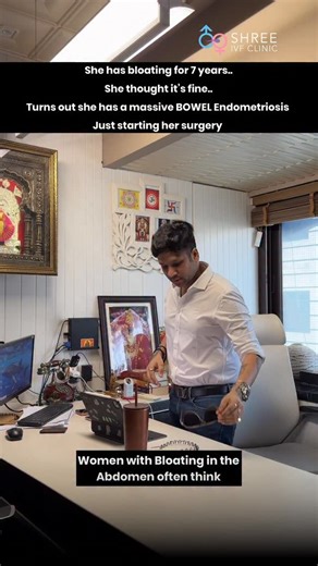 Jay Mehta on Instagram: "Bloating and Chronic Pelvic Pain are some of the symptoms which correlate very strongly with presence of bowel endometriosis, women often tend to ignore these symptoms, thinking that they are absolutely normal. This is exactly what even she did for the last six years, finally somebody referred her to us where we did a detailed ultrasound where we found out that it was actually a 4 cm endometriosis on the Bowel. I will be operating her today, and hopefully if everything g