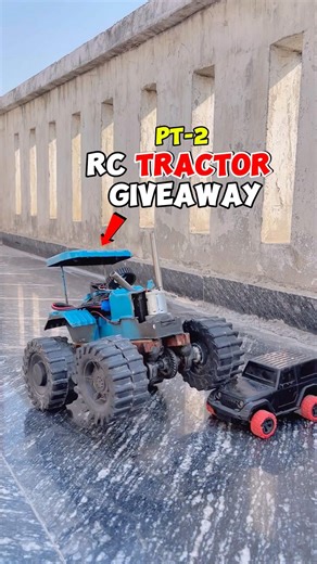RC TRACTOR GIVEAWAY🔥😱| #homemade #rccar #shorts #rx #tractor