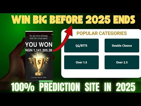 Top 3 prediction site that will make you WIN & CASH OUT BIG before 2025 end!