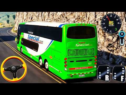 America Coach Bus Simulator | Realistic Passenger Bus Driving 3D - Bus Game Android Gameplay #3