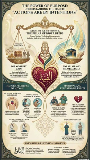 Explaining An-Nawawi’s Forty Hadith – Hadith 1: Actions Are Judged by Intentions #ramadan #islamic