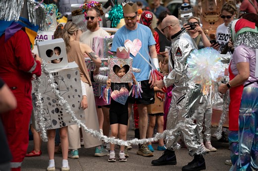 How a joke became East Nashville’s beloved annual robot parade