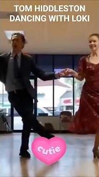 TOM HIDDLESTON DANCING WITH LOKI #dancer #loki #love #dance #tomhiddleston #borntobealive #actor