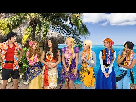 WHO WILL STOP GASTON? (Is It Belle, Elsa, Anna, Rapunzel, Moana or Jasmine) Totally TV Parody.