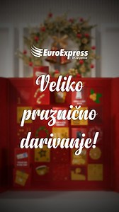 🎄 PRAZNIČNO DARIVANJE 🎄 Praznici nam stižu i kao i svake godine želimo da vam poklonimo malo dodatne radosti. Hvala vam na povjerenju koje nam pružate, zaista nam znači. Zato smo i ove godine pripremili predivne poklone koji će, nadamo se, uljepšati vaše dane. ✨ Ovaj put možete osvojiti: 🏆 eKupi PREMIUM poklon bon 🎁 M-bike poklon bon 🎁 Xiaomi 15T PRO 🎁 Panasonic SD-ZP200WXE pekač hljeba 🎁 Bosch Styline kuhalo za vodu Kako učestvovati? 1️⃣ Zapratite Facebook i Instagram stranice EuroExpres