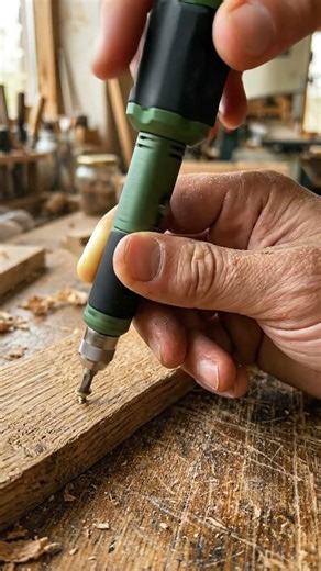 17_ Tiny Power Tool 🔥 Oddly Satisfying Woodworking #shorts