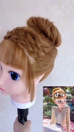 Princess Anna Hairstyle Tutorial: Braids, Buns, and Disney Magic