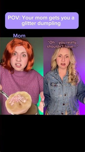 POV: your mom gets you a glitter dumpling (six seven song) #pov #glitterdumpling #shorts
