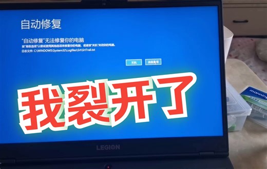 【开机9】Beta版 使用Unicode UTF-8提供全球语言支持(U) 后自动修复，进不去系统