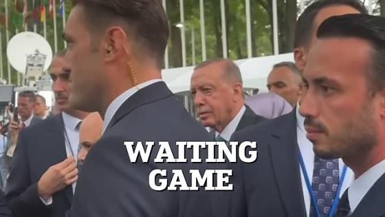 Turkish President Erdogan forced to wait for Trump's motorcade