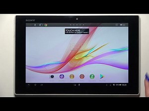 How to Turn On / Off App Notifications on Sony Xperia Tablet Z...
