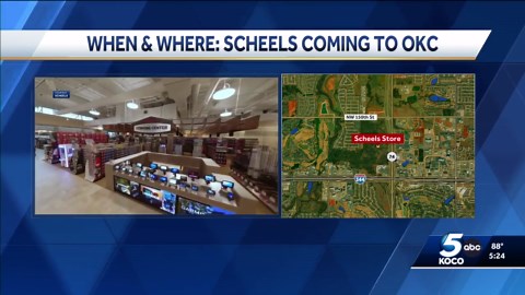 Scheels announces location and opening date for Oklahoma City store