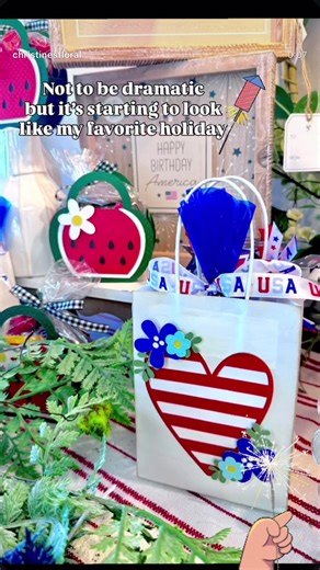 Not to be dramatic… but it’s really starting to look like our favorite holiday! 🎇🇺🇸 Pop into Christine’s Floral for festive wreaths, sweet little giftables, and all the red-white-and-cute you need! 🎁❤️💙 📍 Christine’s Floral & Gifts – 157 Jefferson 🕘 Open Monday–Friday 9–6, Saturday 10–1 #F#FourthOfJulyDecorH#HandcraftedGiftsP#PaperTreasuresR#RedWhiteAndBlueC#CelebrateWithStyleP#PocatelloFloristS#ShopLocalPocatelloChristineFloralAndGifts