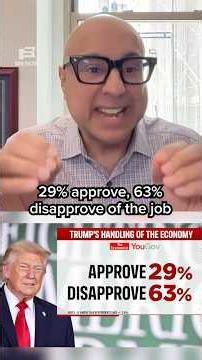 Trump's approval rating on economy in FREEFALL