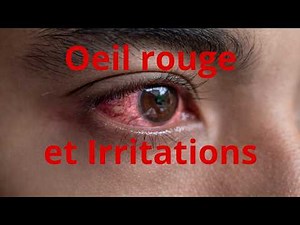 Yeux rouges = La Conjonctivite , Causes et Solutions