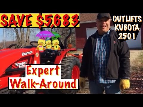 Branson 2515H Compact Tractor Review and Comparison Chart (EP-71)