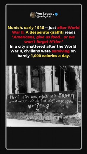 Germany 1946: A Message Born From Hunger #shorts #ww2