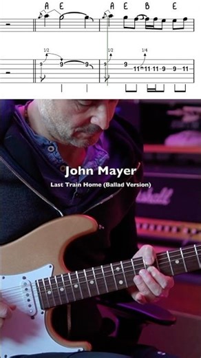Last Train Home (Ballad Version) – Intro Guitar Solo 🎸 John Mayer #johnmayer #lasttrainhome #guitar