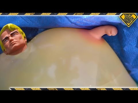 Filling Stretch Armstrong With 25 Gallons of Water