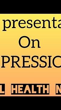 case presentation on depression #depression #bscnursing #gnm #mentalhealth #mbbs