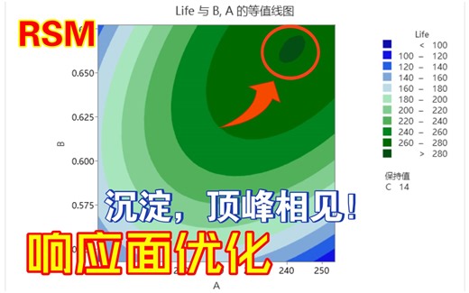 展开RSM响应面优化