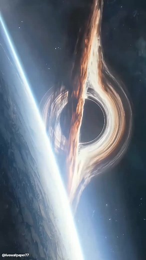 Black Hole Live Wallpaper in 2K Resolution