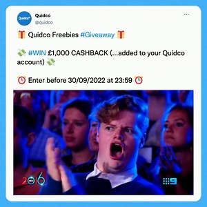 📣 We are giving one Quidco-er the chance to WIN £1,000 CASHBACK (added to their Quidco account) 💸 All YOU have to do is head to our *Quidco Freebies* page to enter 👉 qdco.me/quidcofreebies | Quidco