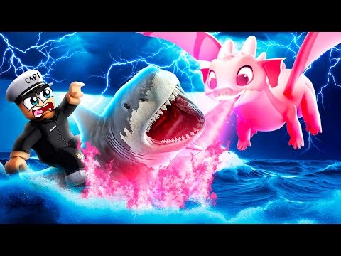 Fighting NIMONA with GIANT SHARKS in ROBLOX