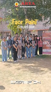 1.2K views · 33 reactions | Congratulations to all the talented artists who participated in the Face Paint Competition at Exergie 24!  It was truly a showcase of creativity and skill. Special shoutout to our winners who mesmerized us with their stunning designs and took home the prizes. 磊 #Exergie24 #FacePaintCompetition #CreativityUnleashed #AryaCollege #FacePaint | Arya College of Engineering & I.T. | Facebook