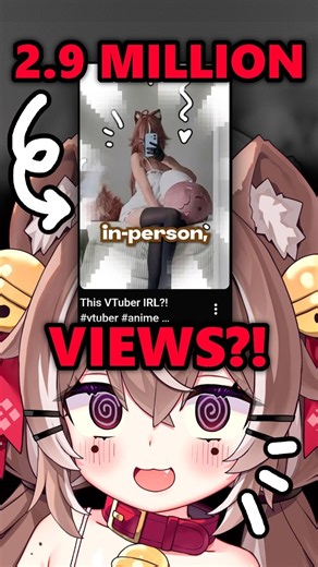 This VTuber Went VIRAL?! #vtuber #anime #memes