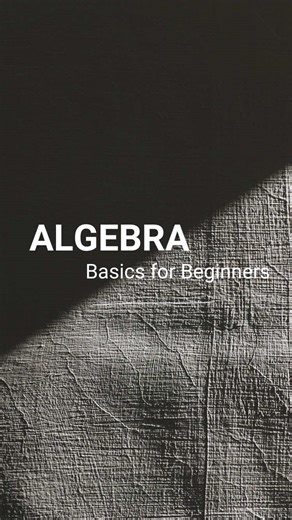 Algebra Basics for Beginners with Isibalotutor