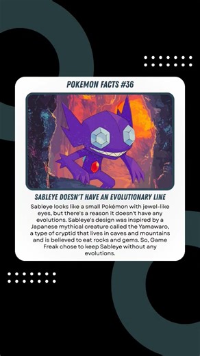 Sableye Has No Evolution Line