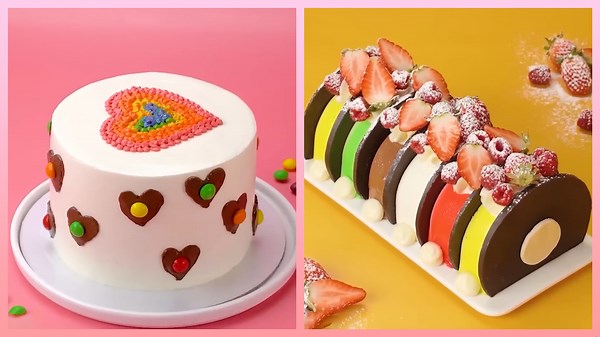 Colorful Love Cake | Sweet, Vibrant & Heartwarming | Mr. Cake ❤️🌈🍰✨