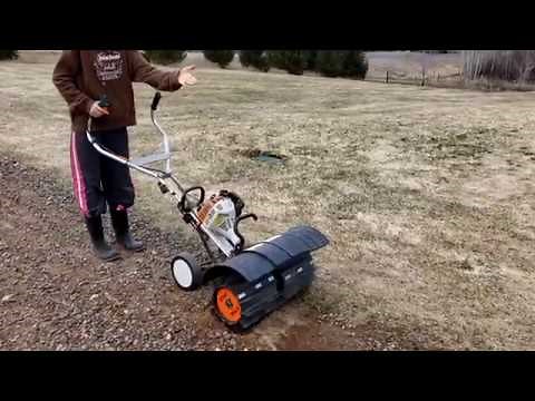 Our Stihl Yard Boss with a Power Sweeper 7yr Review
