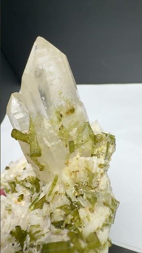 Quartz with Tourmaline and Albite – Pakistan | Fine Art Minerals | Quartz |