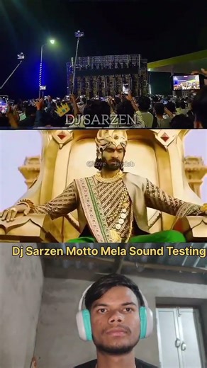Dj Sarzen 👑 Sound Testing Motto Mela 💯🔥 #djsarzen #jharkhand #odisha #dj_shankar_volg_21 #shorts