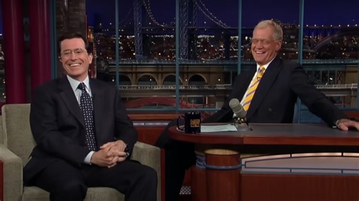 David Letterman on Colbert's Cancelation: "You Can't Spell CBS Without BS"