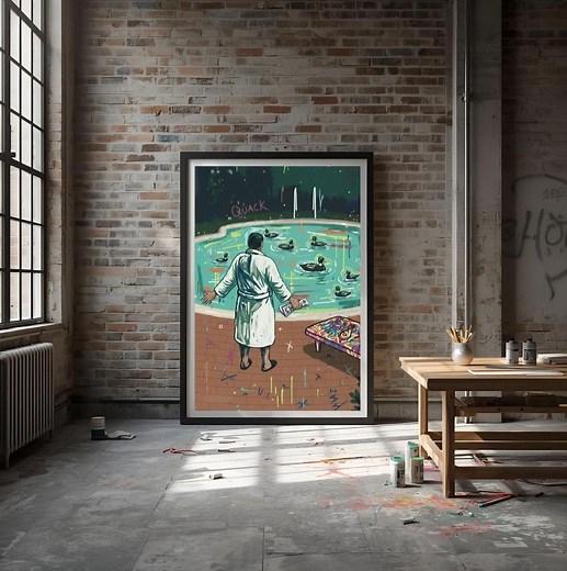 Tony Soprano Ducks Art Print – Iconic TV Scene (digital Download) - Etsy