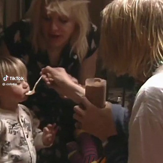 Frances Bean Cobain and Kurt Cobain Family Moments