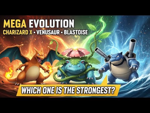 Mega Evolution Challenge | Charizard X vs Venusaur vs Blastoise | Megamon